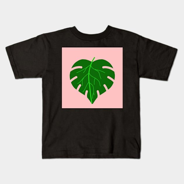 Classic Leaves Kids T-Shirt by TANSHAMAYA